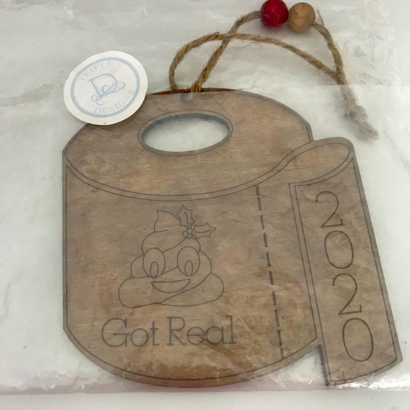 2020 Got Real Ornament - Picture 1 of 3